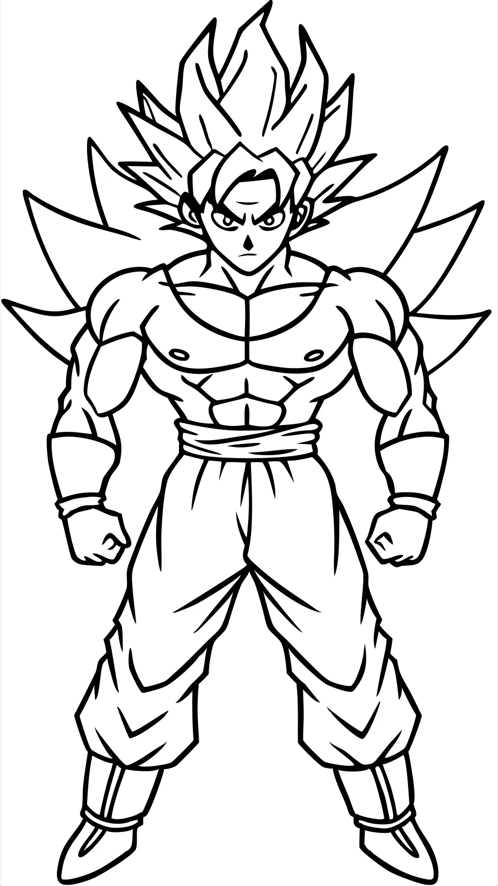 Páginas para colorear de Dragon Ball Z